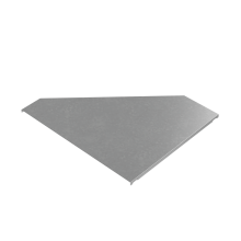 Крышка переходника правого 150-500 мм "ПЛЮС" INOX304 КМ-Профиль (KPDplus150-500-R INOX304)