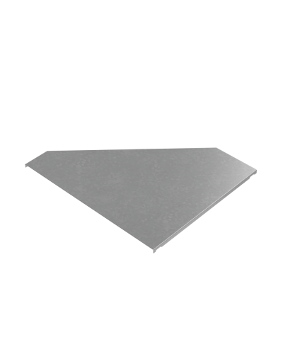 Крышка переходника правого 150-500 мм ПЛЮС INOX304 КМ-Профиль (KPDplus150-500-R INOX304) в Кемерово Аксессуары для лотков Pintop.ru