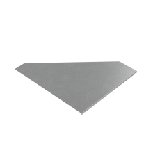 Крышка переходника правого 150-600 мм "ПЛЮС" INOX304 КМ-Профиль (KPDplus150-600-R INOX304)