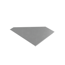 Крышка переходника правого 200-600 мм "ПЛЮС" INOX304 КМ-Профиль (KPDplus200-600-R INOX304)