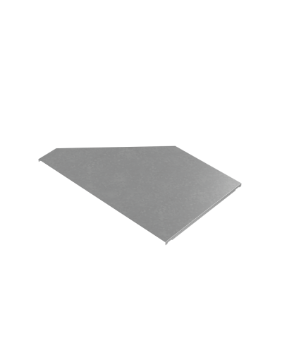 Крышка переходника правого 300-600 мм ПЛЮС HD КМ-Профиль (KPDplus300-600-R HD) в Кемерово Аксессуары для лотков Pintop.ru