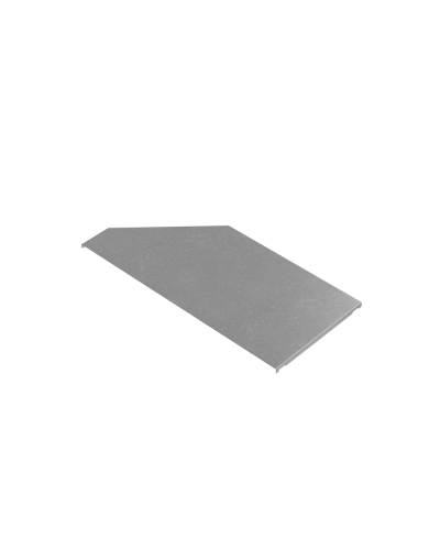 Крышка переходника правого 400-600 мм ПЛЮС HD КМ-Профиль (KPDplus400-600-R HD) в Кемерово Аксессуары для лотков Pintop.ru