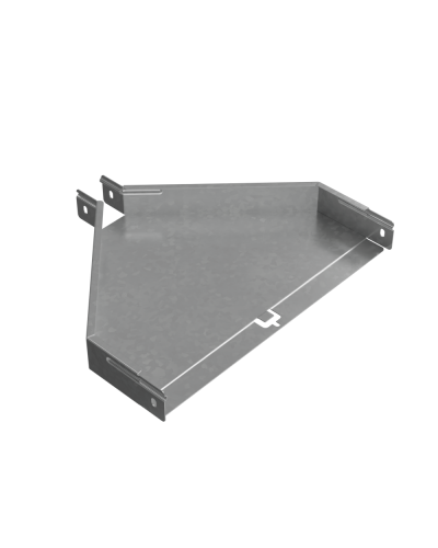 Переходник центральный 50х50-400 мм ПЛЮС INOX304 КМ-Профиль (PDplus50-50-400-C INOX304) в Кемерово Аксессуары для лотков Pintop.ru