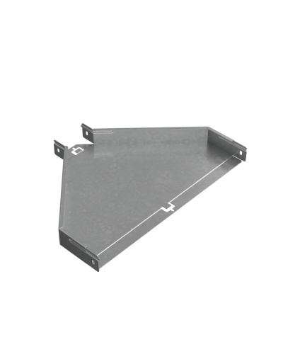 Переходник центральный 50х100-500 мм ПЛЮС INOX304 КМ-Профиль (PDplus50-100-500-C INOX304) в Кемерово Аксессуары для лотков Pintop.ru