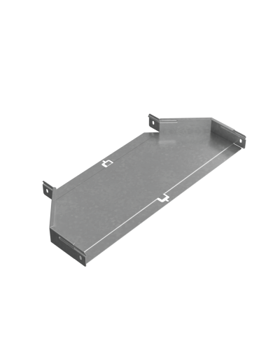 Переходник центральный 50х400-600 мм ПЛЮС INOX304 КМ-Профиль (PDplus50-400-600-C INOX304) в Кемерово Аксессуары для лотков Pintop.ru