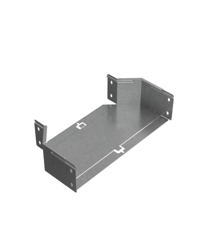 Переходник центральный 100х300-400 мм ПЛЮС INOX304 КМ-Профиль (PDplus100-300-400-C INOX304) в Кемерово Аксессуары для лотков Pintop.ru