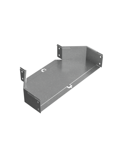Переходник центральный 100х300-500 мм ПЛЮС INOX304 КМ-Профиль (PDplus100-300-500-C INOX304) в Кемерово Аксессуары для лотков Pintop.ru