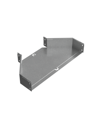 Переходник центральный 100х300-600 мм ПЛЮС INOX304 КМ-Профиль (PDplus100-300-600-C INOX304) в Кемерово Аксессуары для лотков Pintop.ru