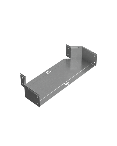 Переходник центральный 100х400-500 мм ПЛЮС INOX304 КМ-Профиль (PDplus100-400-500-C INOX304) в Кемерово Аксессуары для лотков Pintop.ru