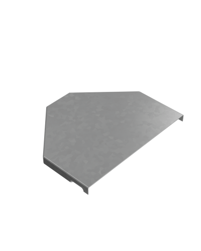 Крышка переходника центрального 50-200 мм ПЛЮС КМ-Профиль (KPDplus50-200-C) в Кемерово Аксессуары для лотков Pintop.ru