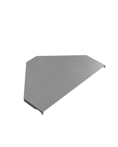 Крышка переходника центрального 50-300 мм ПЛЮС КМ-Профиль (KPDplus50-300-C) в Кемерово Аксессуары для лотков Pintop.ru