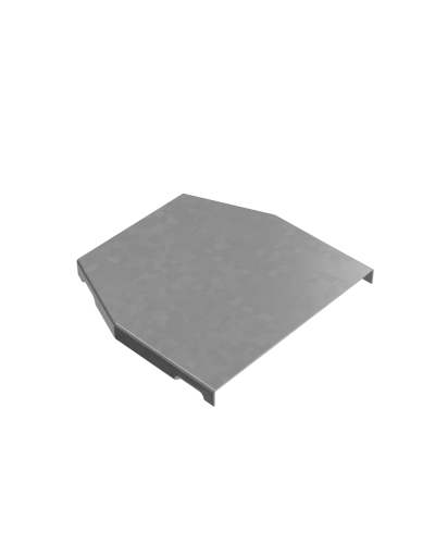 Крышка переходника центрального 100-150 мм ПЛЮС КМ-Профиль (KPDplus100-150-C) в Кемерово Аксессуары для лотков Pintop.ru