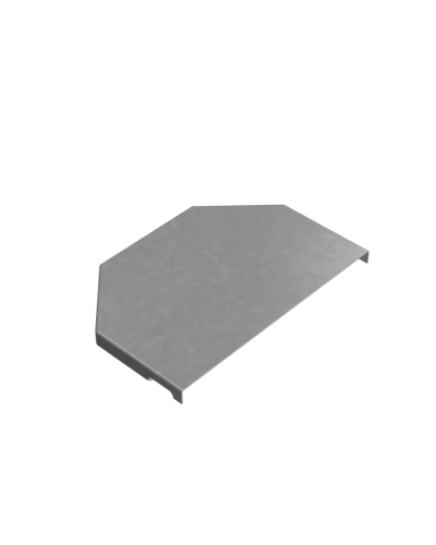 Крышка переходника центрального 100-200 мм ПЛЮС КМ-Профиль (KPDplus100-200-C) в Кемерово Аксессуары для лотков Pintop.ru