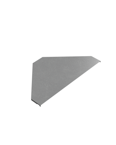 Крышка переходника центрального 100-600 мм ПЛЮС HD85 КМ-профиль (KPDplus100-600-C HD85) в Кемерово Аксессуары для лотков Pintop.ru