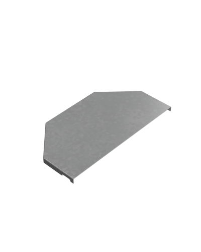 Крышка переходника центрального 150-300 мм ПЛЮС КМ-Профиль (KPDplus150-300-C) в Кемерово Аксессуары для лотков Pintop.ru