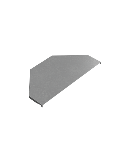 Крышка переходника центрального 150-400 мм ПЛЮС HD КМ-Профиль (KPDplus150-400-C HD) в Кемерово Аксессуары для лотков Pintop.ru