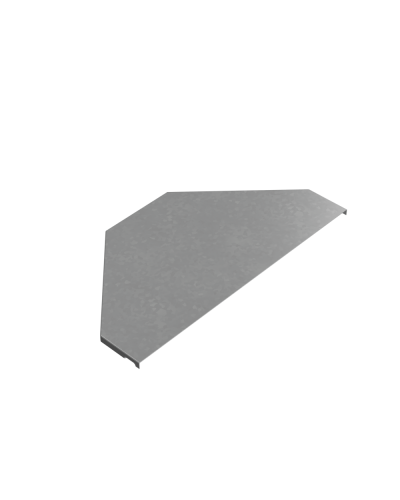 Крышка переходника центрального 150-500 мм ПЛЮС INOX304 КМ-Профиль (KPDplus150-500-C INOX304) в Кемерово Аксессуары для лотков Pintop.ru