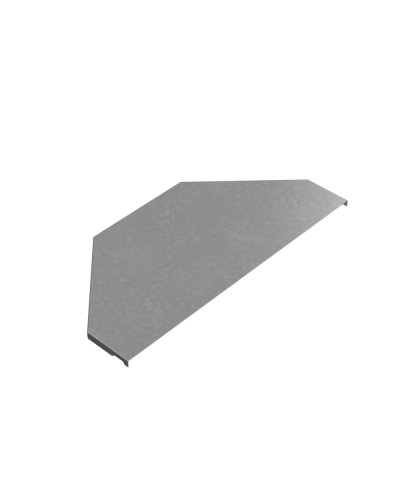 Крышка переходника центрального 200-500 мм ПЛЮС HD КМ-Профиль (KPDplus200-500-C HD) в Кемерово Аксессуары для лотков Pintop.ru