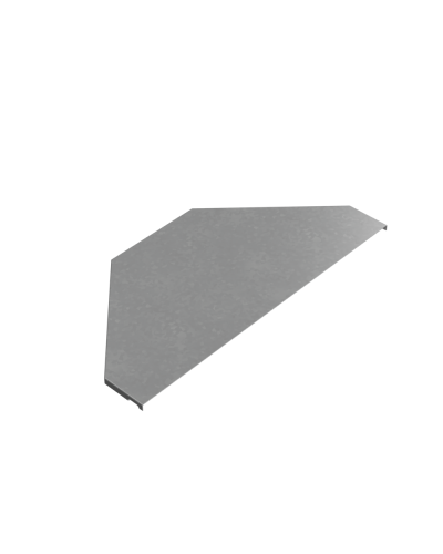 Крышка переходника центрального 200-600 мм ПЛЮС КМ-Профиль (KPDplus200-600-C) в Кемерово Аксессуары для лотков Pintop.ru