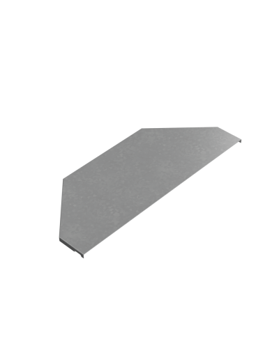 Крышка переходника центрального 300-600 мм ПЛЮС КМ-Профиль (KPDplus300-600-C) в Кемерово Аксессуары для лотков Pintop.ru