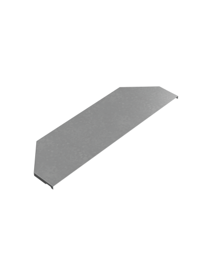 Крышка переходника центрального 400-600 мм ПЛЮС HD85 КМ-профиль (KPDplus400-600-C HD85) в Кемерово Аксессуары для лотков Pintop.ru