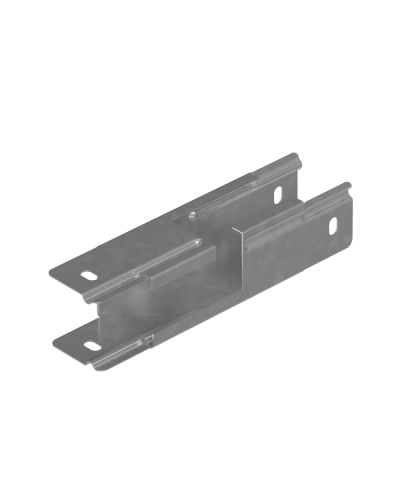 Поворот лотка по оси против часовой стрелке 50х50 мм ПЛЮС КМ-профиль (POLplus50-50) в Кемерово Аксессуары для лотков Pintop.ru