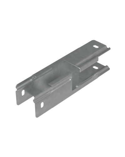 Поворот лотка по оси по часовой стрелке 50х50 мм ПЛЮС КМ-профиль (PORplus50-50) в Кемерово Аксессуары для лотков Pintop.ru