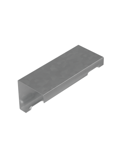 Крышка поворота лотка по оси по часовой стрелке 50 мм ПЛЮС HD85 КМ-профиль (KPORplus50 HD85) в Кемерово Аксессуары для лотков Pintop.ru