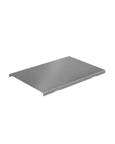 Крышка угла вертикального внешнего 400 мм с разворотом трассы на 90 гр. ПЛЮС HD85 КМ-профиль (KVLPDplus90-400 HD85) в Кемерово Аксессуары для лотков Pintop.ru