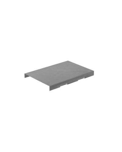 Крышка на угол внешний вертикальный 80х100 мм с разворотом трассы на 180 гр. ПЛЮС HD КМ-Профиль (KVLTDplus90-80-100 HD) в Кемерово Аксессуары для лотков Pintop.ru