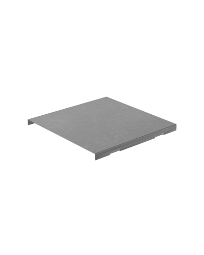 Крышка на угол внешний вертикальный 50х400 мм с разворотом трассы на 180 гр. ПЛЮС INOX304 КМ-Профиль (KVLTDplus90-50-400 INOX304) в Кемерово Аксессуары для лотков Pintop.ru