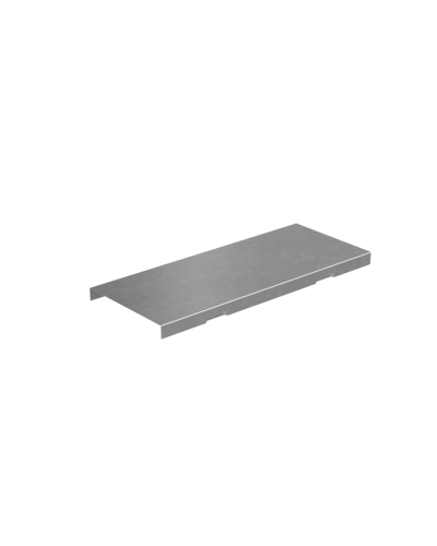 Крышка Т-отвода вертикального вниз 50х100 мм ПЛЮС INOX304 КМ-Профиль (KTDVplus50-100 INOX304) в Кемерово Аксессуары для лотков Pintop.ru