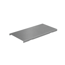 Крышка на вертикальный Т-ответвитель переходник 150-100 мм с разворотом трассы на 90 гр. "ПЛЮС" (нижняя часть меньше исходной) HD КМ-Профиль (KTDPSplus90-150-100 HD)