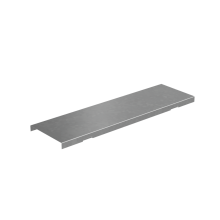 Крышка на вертикальный Т-ответвитель переходник 150-400 мм с разворотом трассы на 90 гр. "ПЛЮС" (нижняя часть больше исходной) INOX304 КМ-Профиль (KTDPVplus90-150-400 INOX304)