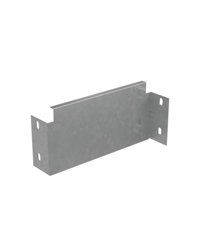 Переходник упрощенный 100х50 мм левый ПЛЮС INOX304 КМ-Профиль (PDLplus100-50 INOX304) в Кемерово Аксессуары для лотков Pintop.ru