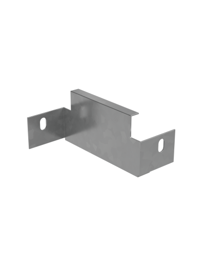 Переходник упрощенный 50х100 мм правый ПЛЮС INOX304 КМ-Профиль (PDPplus50-100 INOX304) в Кемерово Аксессуары для лотков Pintop.ru