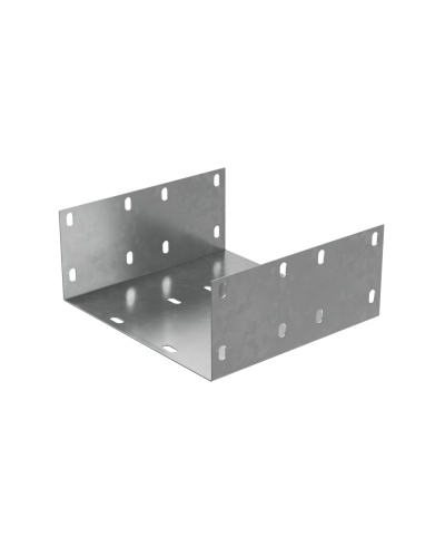 Соединительная пластина усиленная П-образная для лотка 80х100 мм ПЛЮС HD КМ-Профиль (SPUplus80-100 HD) в Кемерово Аксессуары для лотков Pintop.ru