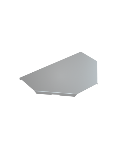 Крышка Т-отвода 150 мм КМ-Профиль (KTD150) в Кемерово Аксессуары для лотков Pintop.ru