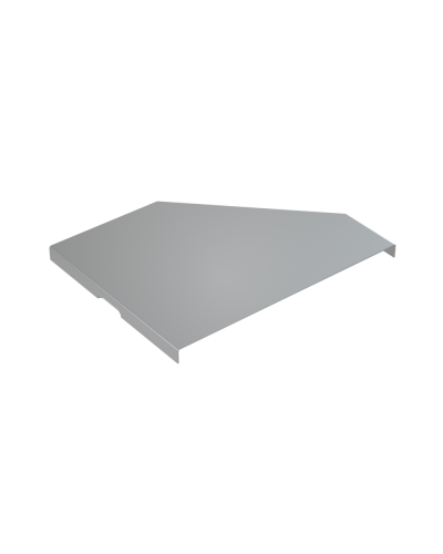 Крышка переходника левого 150-200 мм КМ-Профиль (KPD150-200-L) в Кемерово Аксессуары для лотков Pintop.ru