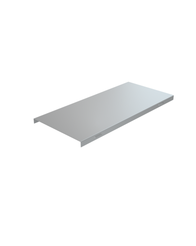 Крышка Т-отвода вертикального 50 мм с разворотом на 90 гр. КМ-Профиль (KTDV90-50) в Кемерово Аксессуары для лотков Pintop.ru