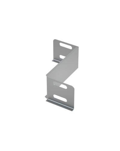 Переходник упрощенный правый 50х200 мм КМ-Профиль (PDP50-200) в Кемерово Аксессуары для лотков Pintop.ru