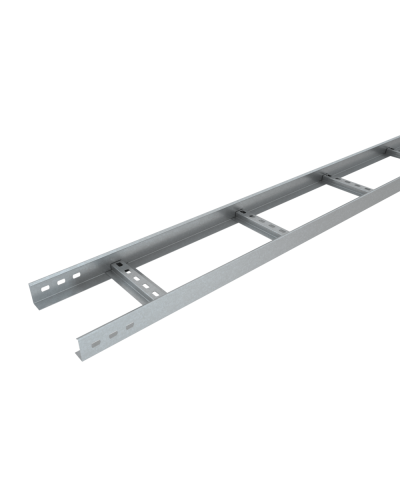 Лоток лестничный 50х150х1,2 L2500 мм HD КМ-Профиль (LL50-150-1.2-2500 HD) в Кемерово Кабельные лотки Pintop.ru