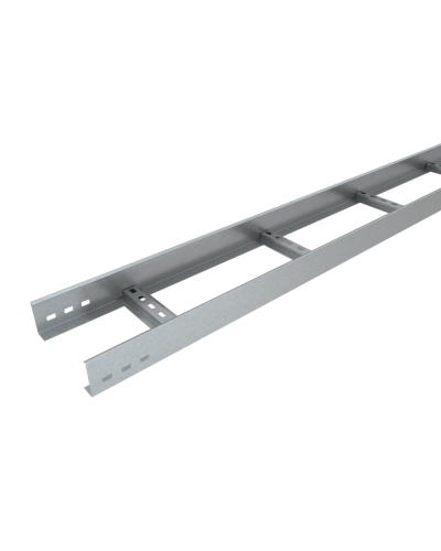 Лоток лестничный 70х100х1,5 L2500 мм КМ-Профиль (LL70-100-1.5-2500) в Кемерово Кабельные лотки Pintop.ru