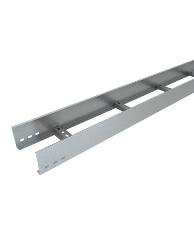 Лоток лестничный 100х600х1,5 L2000 мм HD85 КМ-профиль (LL100-600-1.5-2000 HD85) в Кемерово Кабельные лотки Pintop.ru