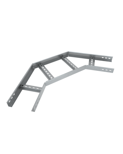 Угол лестничный горизонтальный 90 гр. 70х600х1,5 мм КМ-Профиль (LGL90-70-600-1.5) в Кемерово Аксессуары для лотков Pintop.ru
