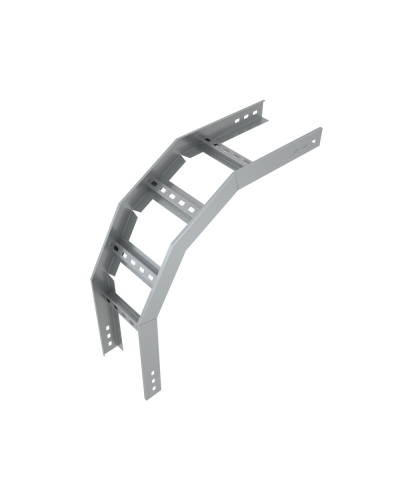 Угол лестничный вертикальный внешний 90 гр. 100х150х1,5 мм HD85 КМ-профиль (LVL90-100-150-1.5 HD85) в Кемерово Аксессуары для лотков Pintop.ru