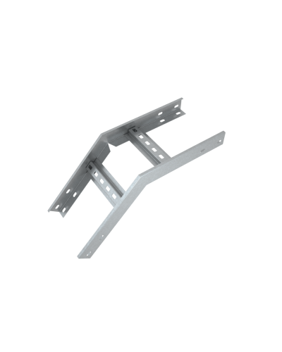 Угол лестничный вертикальный внешний 45 гр. 80х600х1,5 мм Быстрый монтаж HD КМ-Профиль (LVLS45-80-600-1.5 HD) в Кемерово Аксессуары для лотков Pintop.ru