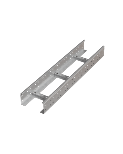 Лоток лестничный 100х400х1,5 L2500 мм INOX304 N КМ-Профиль (LL100-400-1.5-2500 INOX304 N) в Кемерово Кабельные лотки Pintop.ru