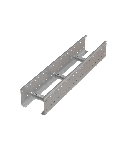 Лоток лестничный 150х400х1,5 L2000 мм HD85 N КМ-профиль (LL150-400-1.5-2000 HD85 N) в Кемерово Кабельные лотки Pintop.ru