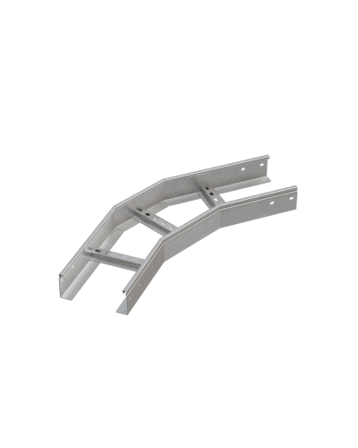 Угол лестничный горизонтальный 45 гр. 80х400х2,0 мм HD85 N КМ-профиль (LGL45-80-400-2.0 HD85 N) в Кемерово Аксессуары для лотков Pintop.ru